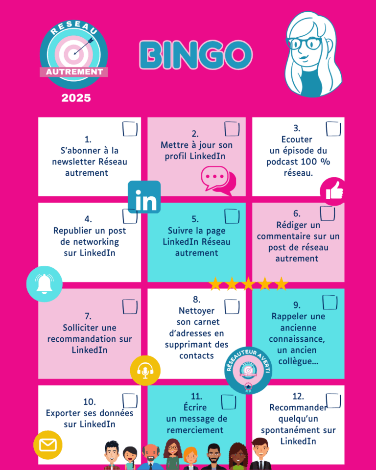 Lire la suite à propos de l’article Bingo du Networking – édition 2025