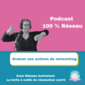 Lire la suite à propos de l’article Podcast 100% réseau#25: Evaluer ses actions de networking